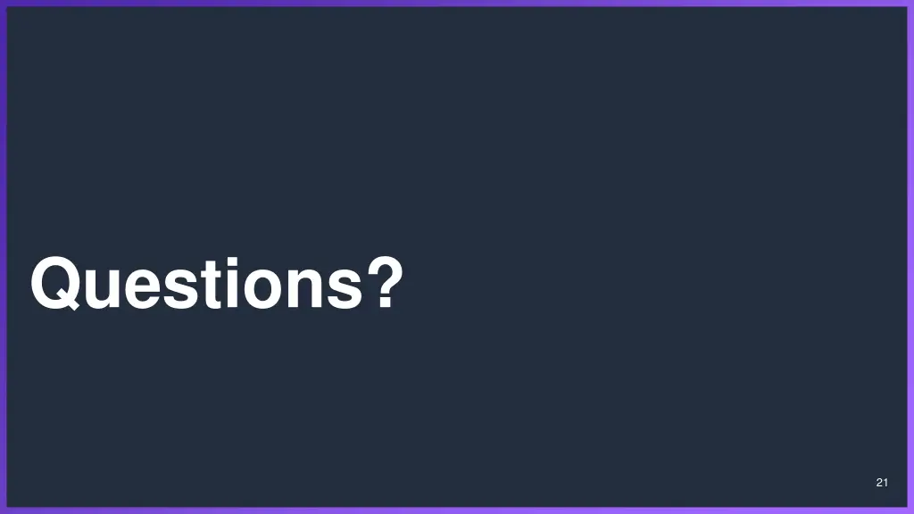 questions