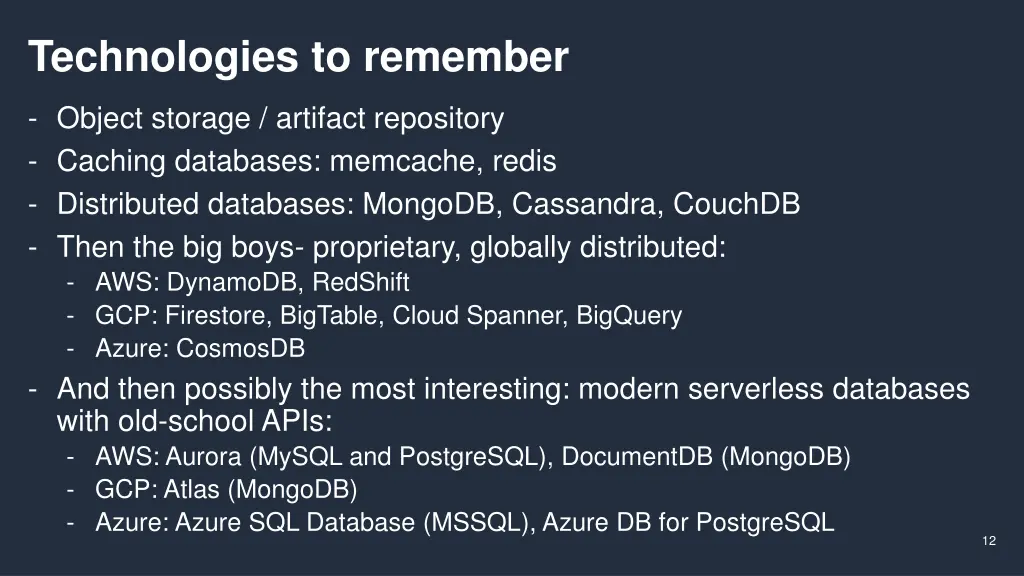 technologies to remember