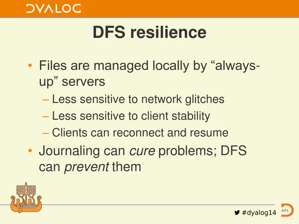 dfs resilience