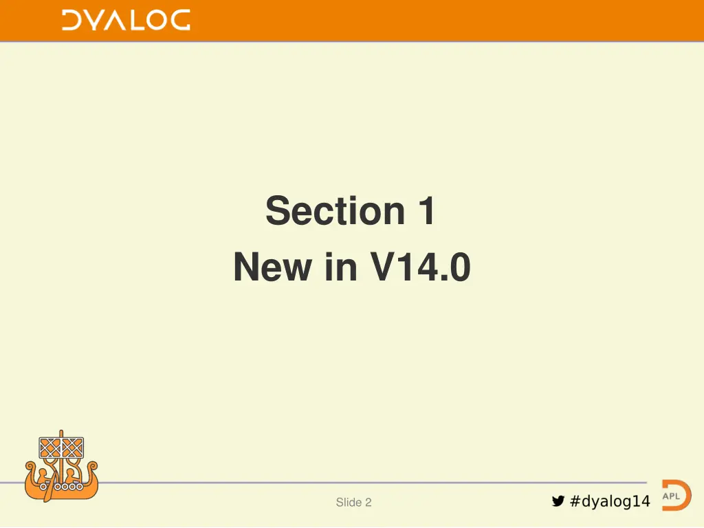 section 1 new in v14 0