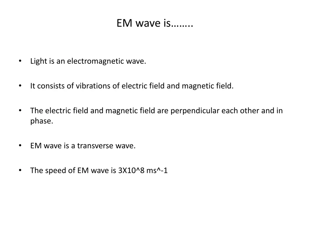 em wave is