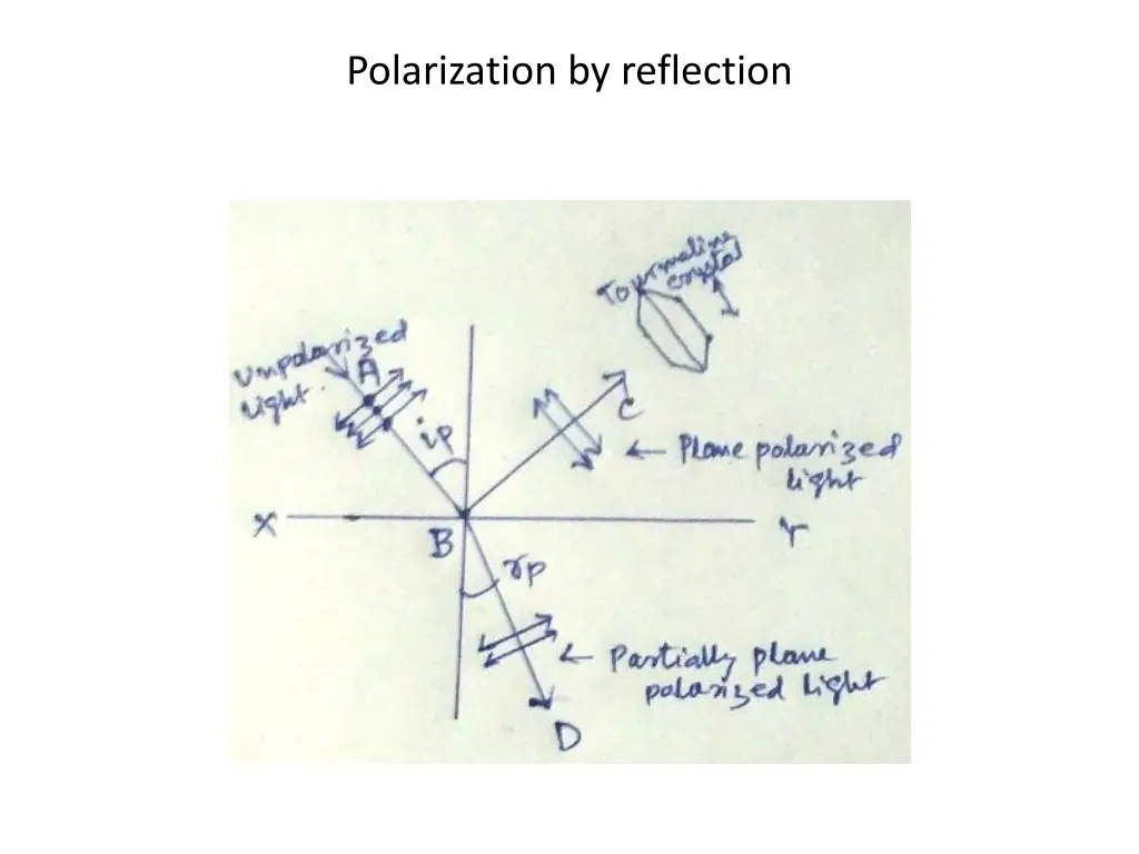 polarization by reflection 1