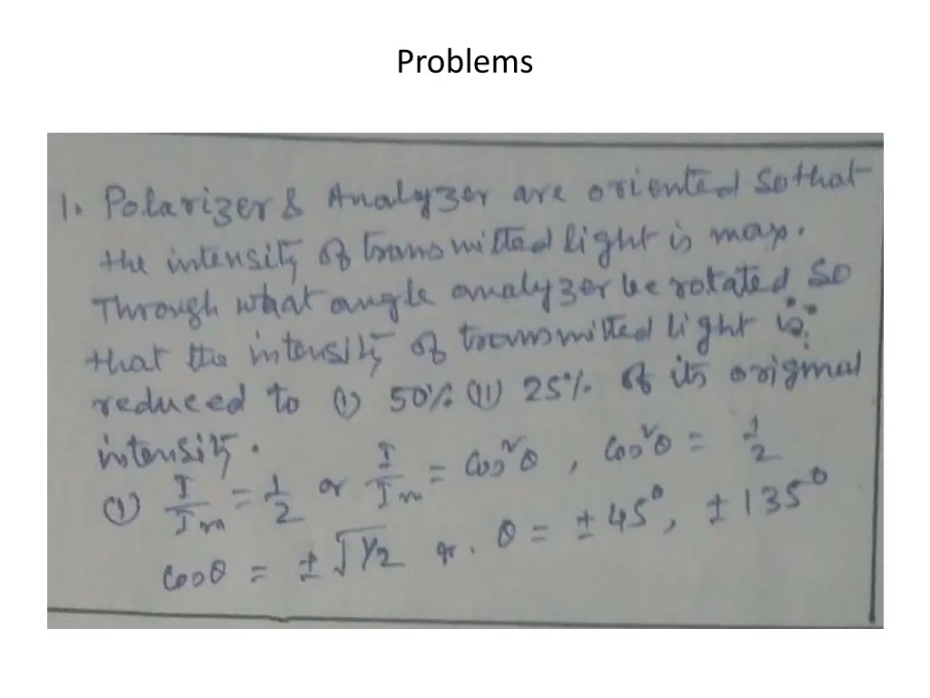 problems