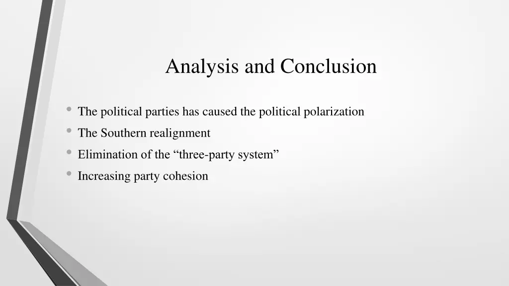 analysis and conclusion