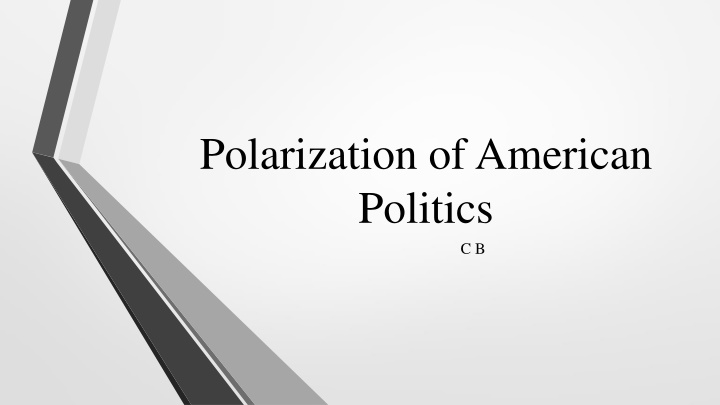 polarization of american politics