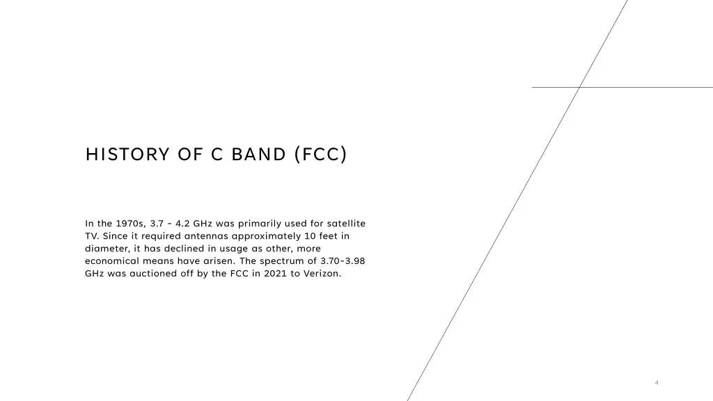 history of c band fcc