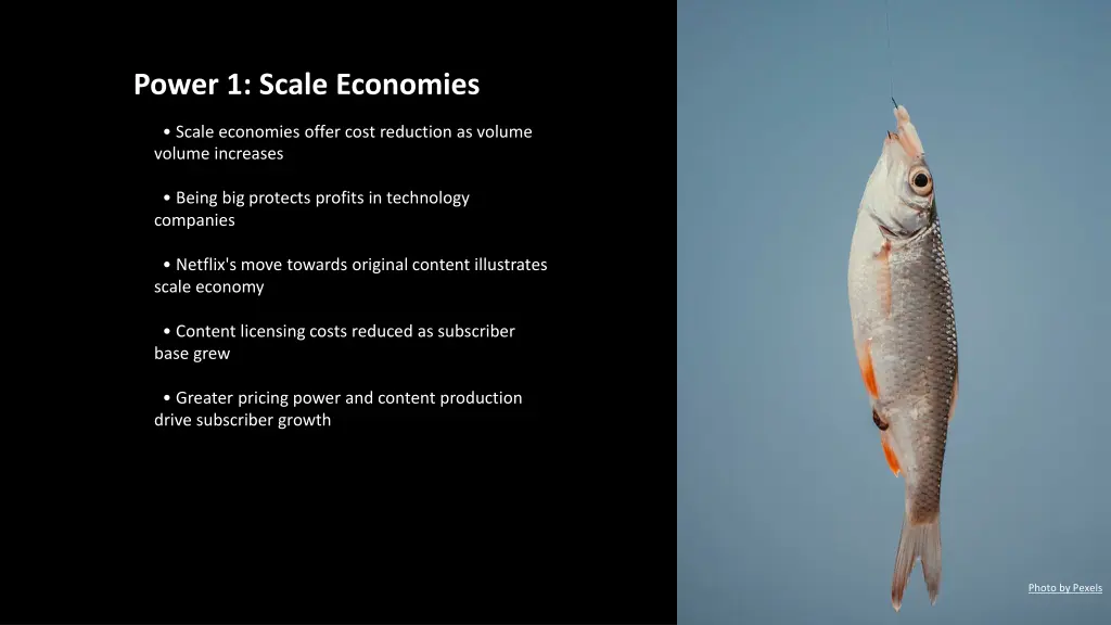power 1 scale economies