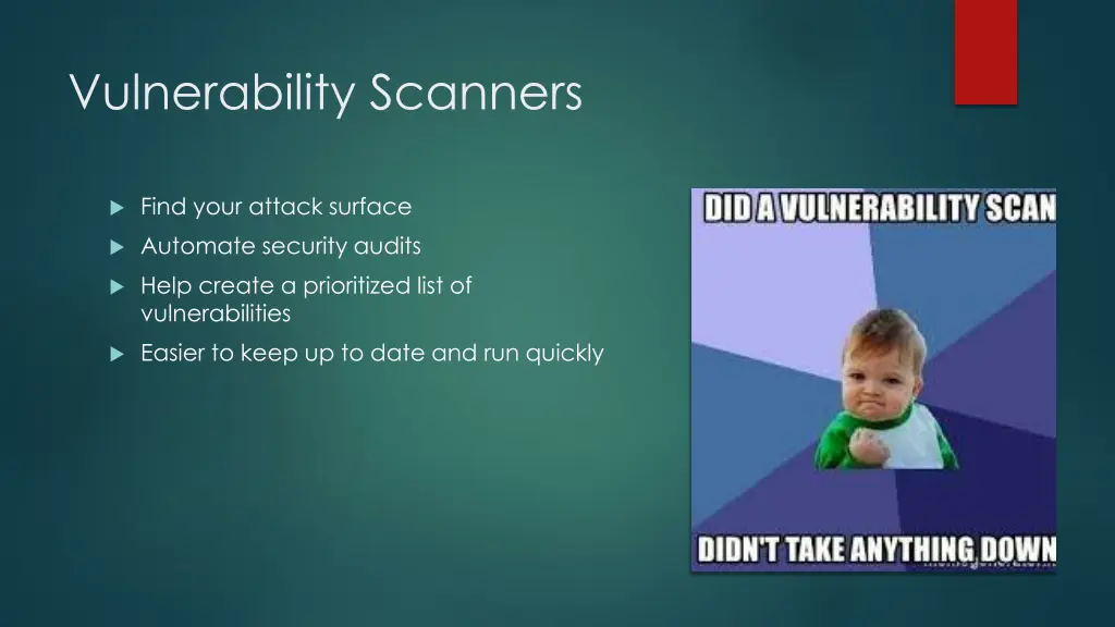 vulnerability scanners