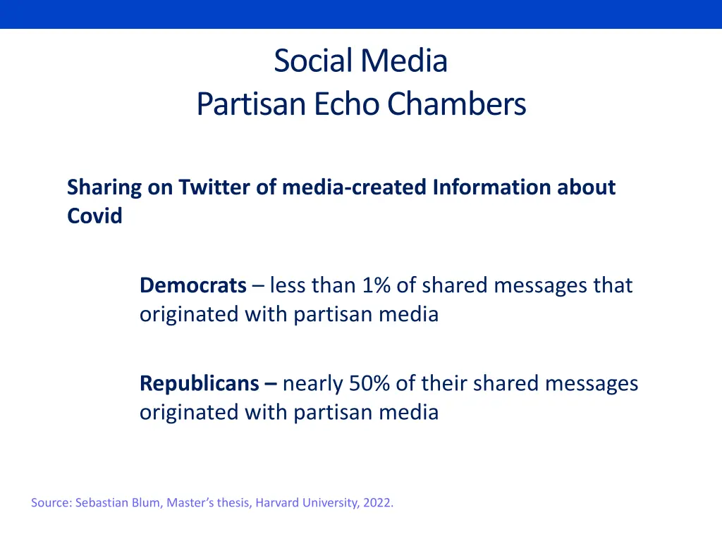 social media partisan echo chambers