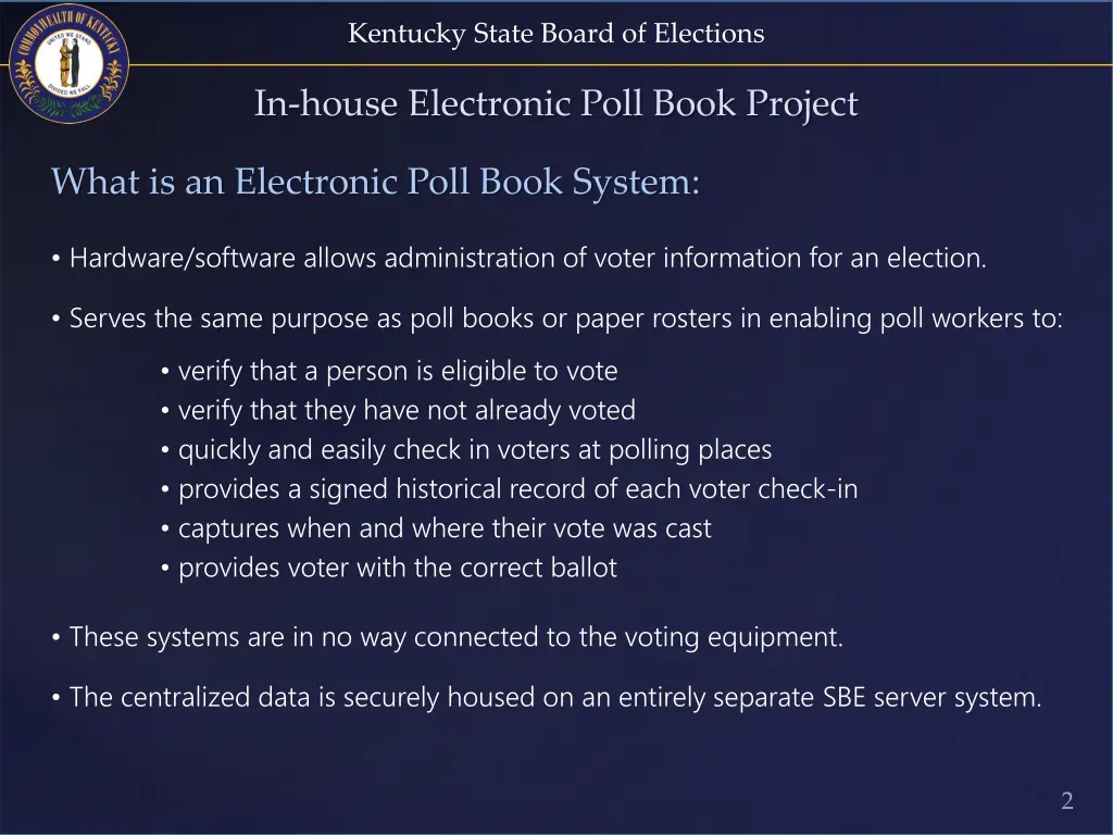 kentucky state board of elections 1