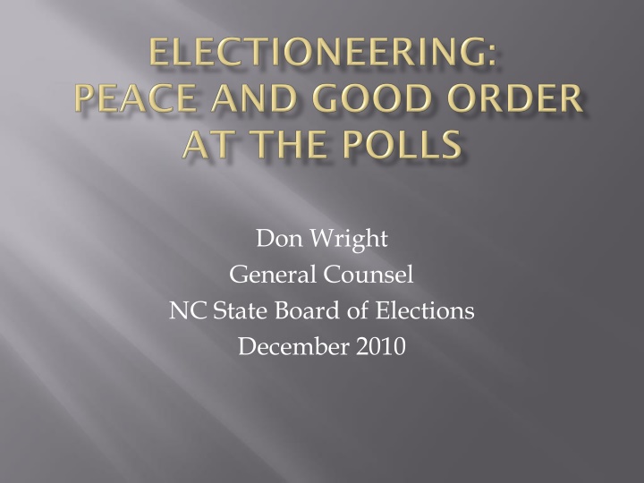 don wright general counsel nc state board