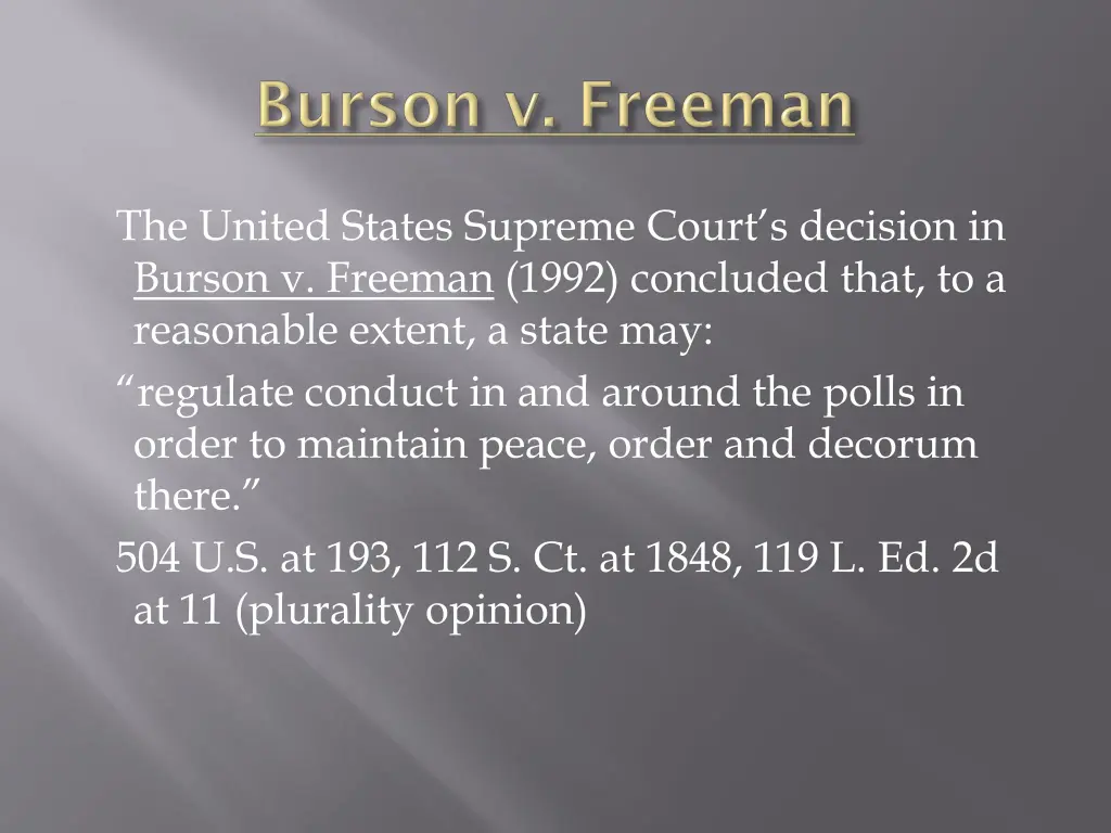 the united states supreme court s decision