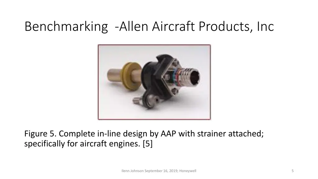 benchmarking allen aircraft products inc