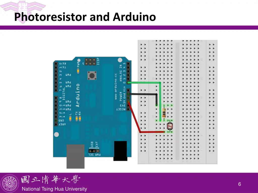 photoresistor and arduino