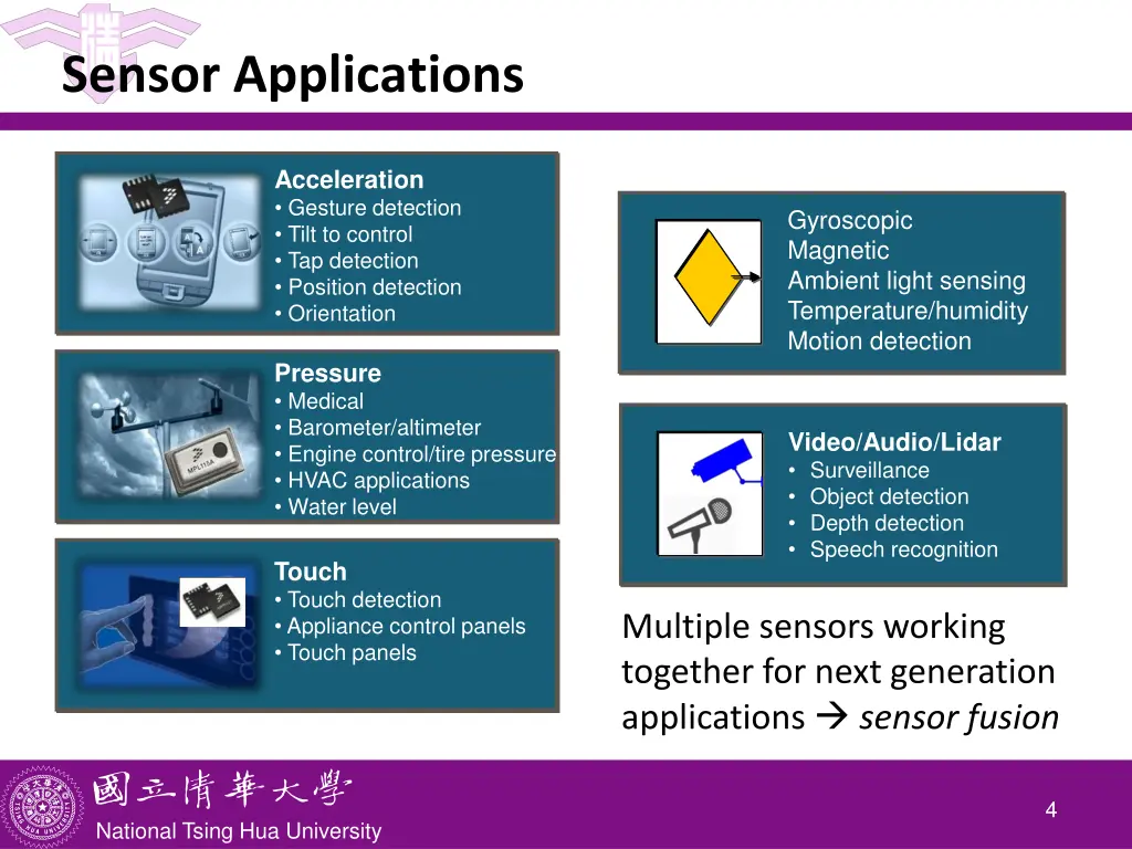 sensor applications