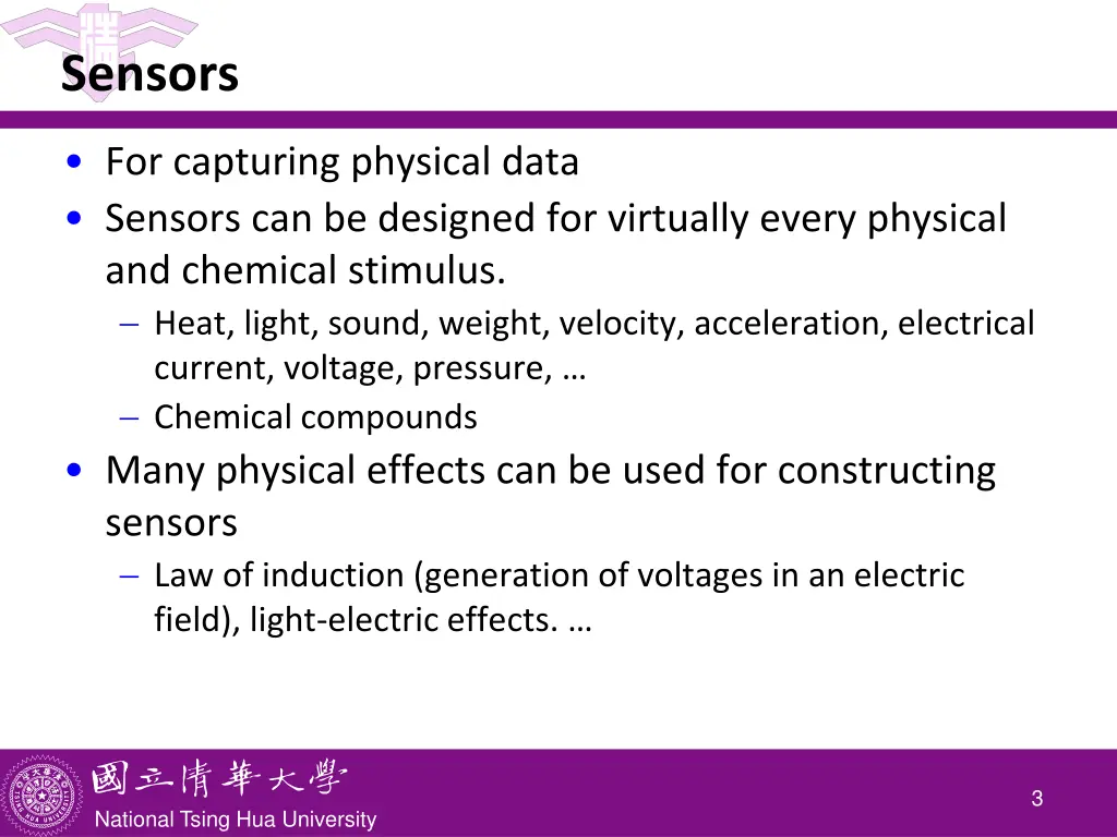 sensors