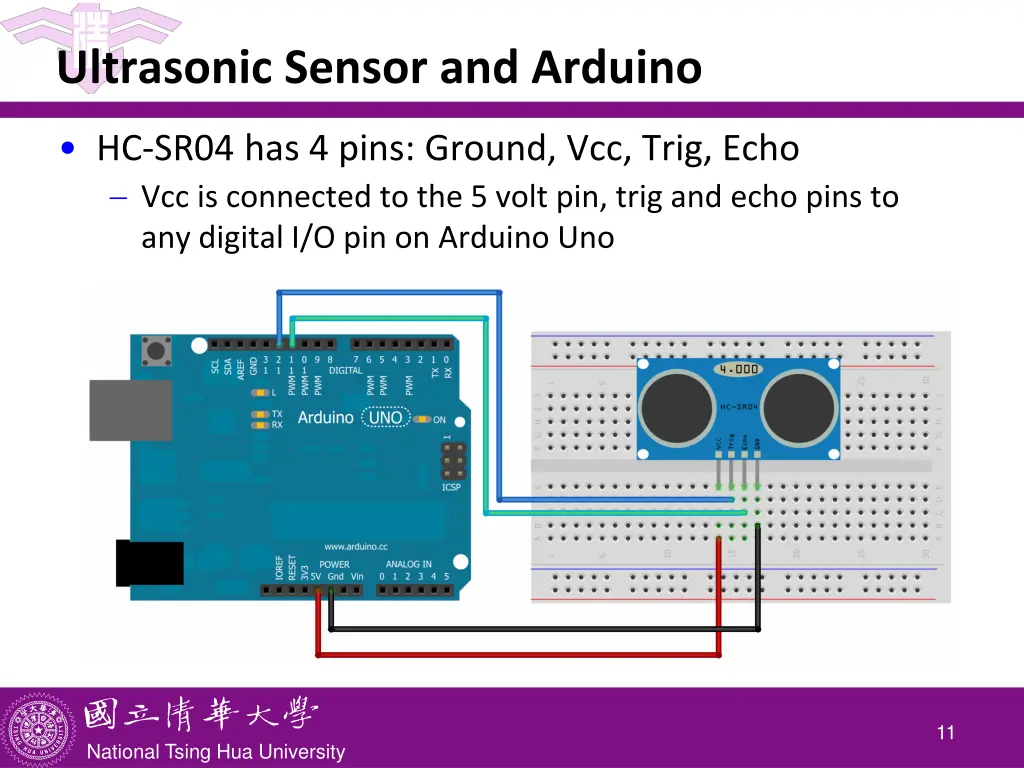 ultrasonic sensor and arduino