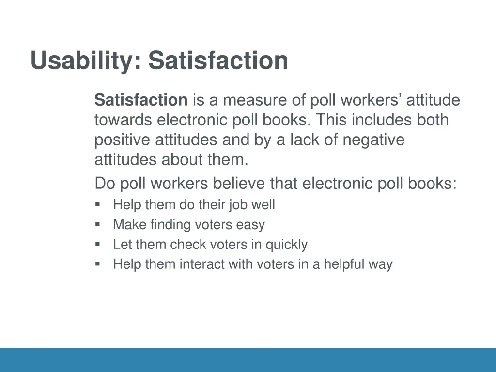 usability satisfaction