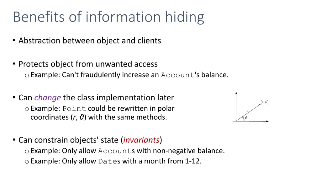 benefits of information hiding