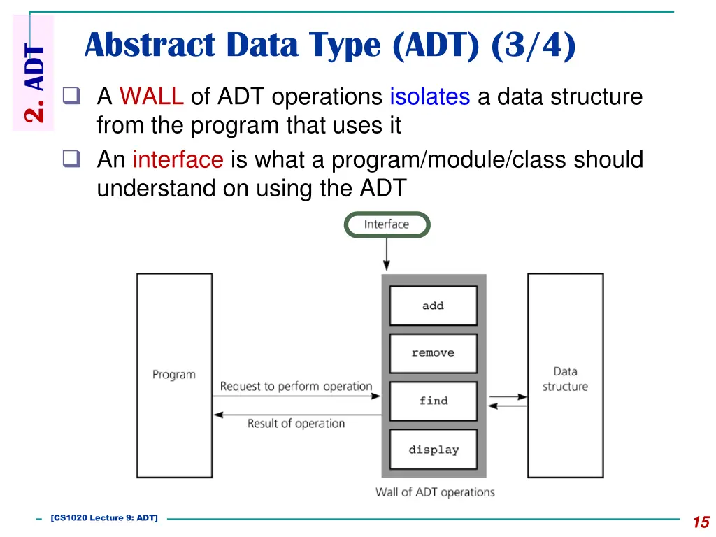 abstract data type adt 3 4