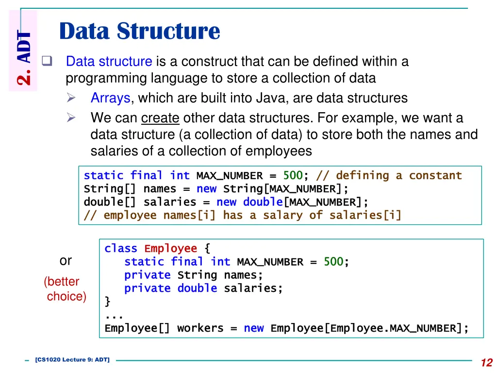 data structure