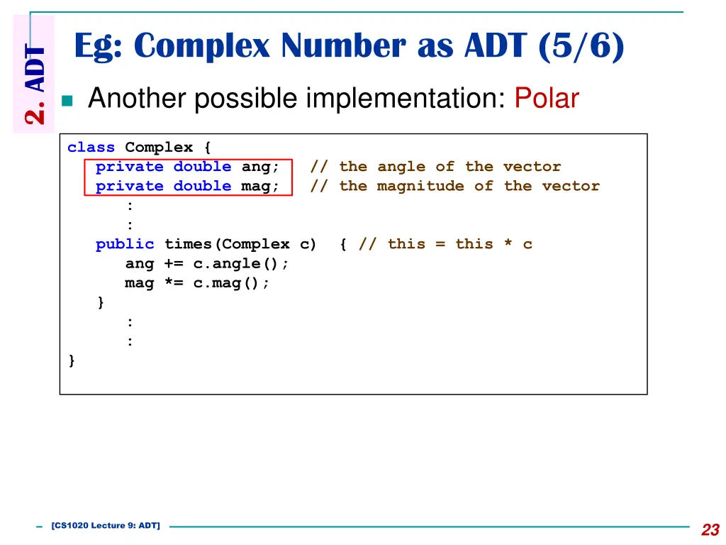 eg complex number as adt 5 6