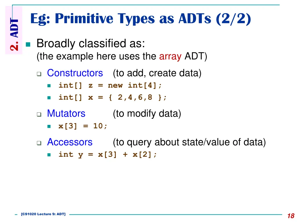 eg primitive types as adts 2 2