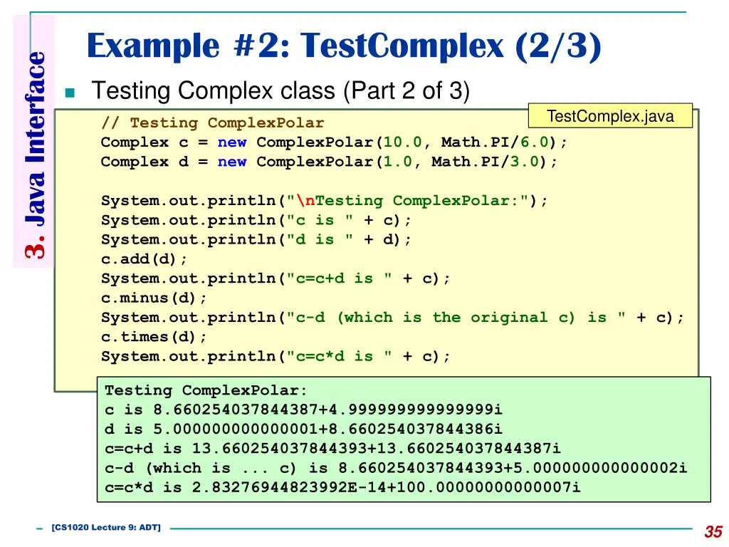 example 2 testcomplex 2 3