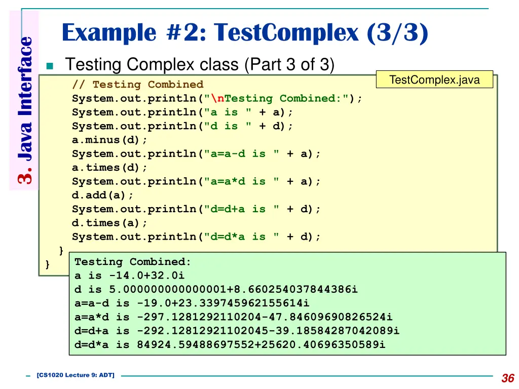 example 2 testcomplex 3 3