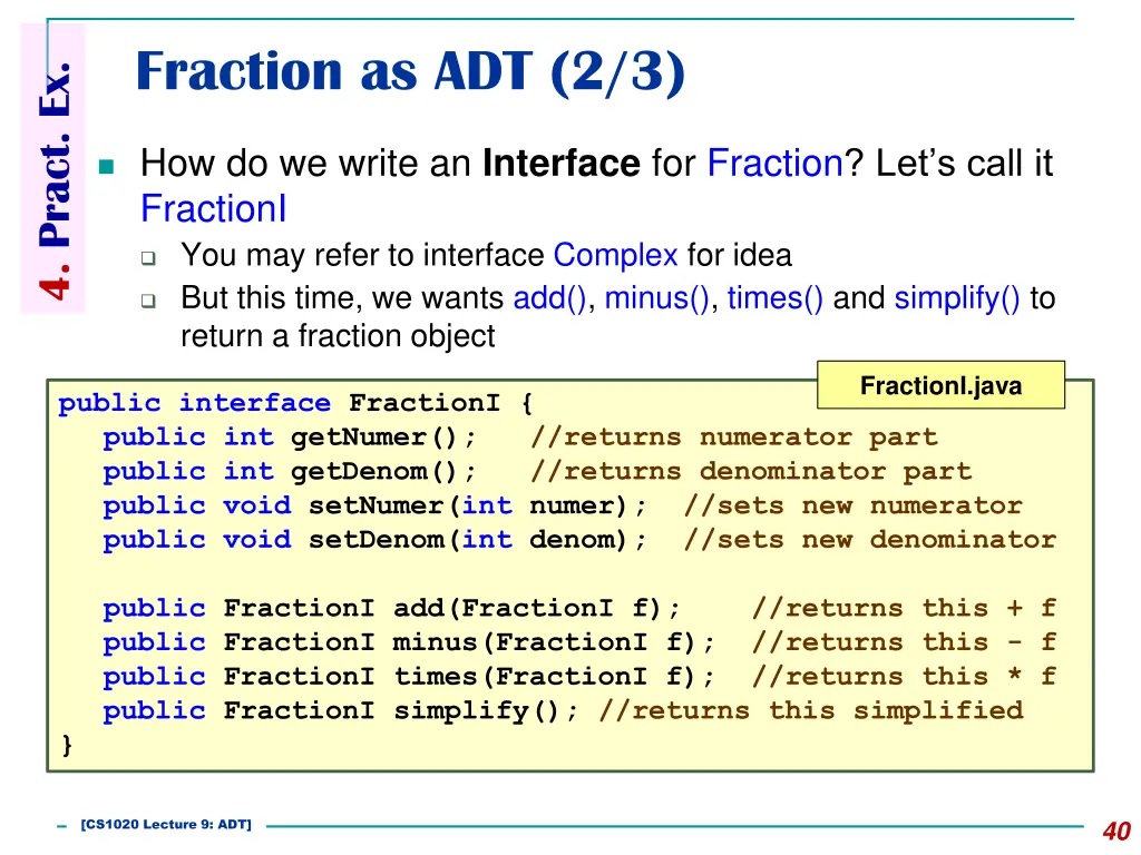 fraction as adt 2 3