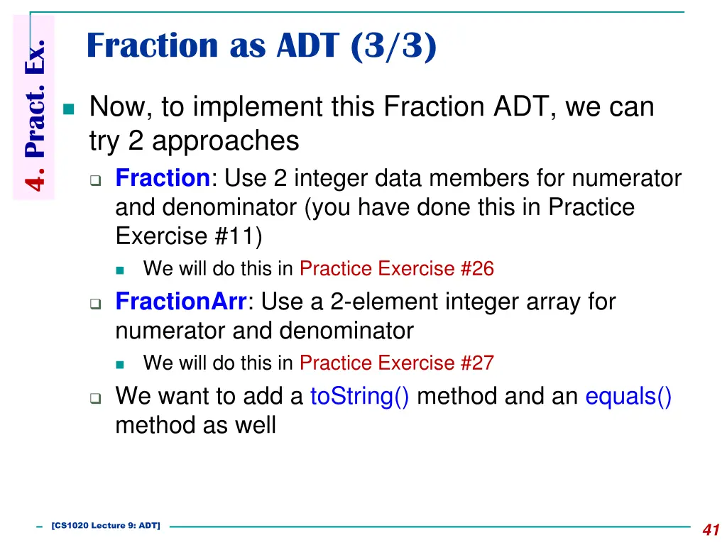 fraction as adt 3 3