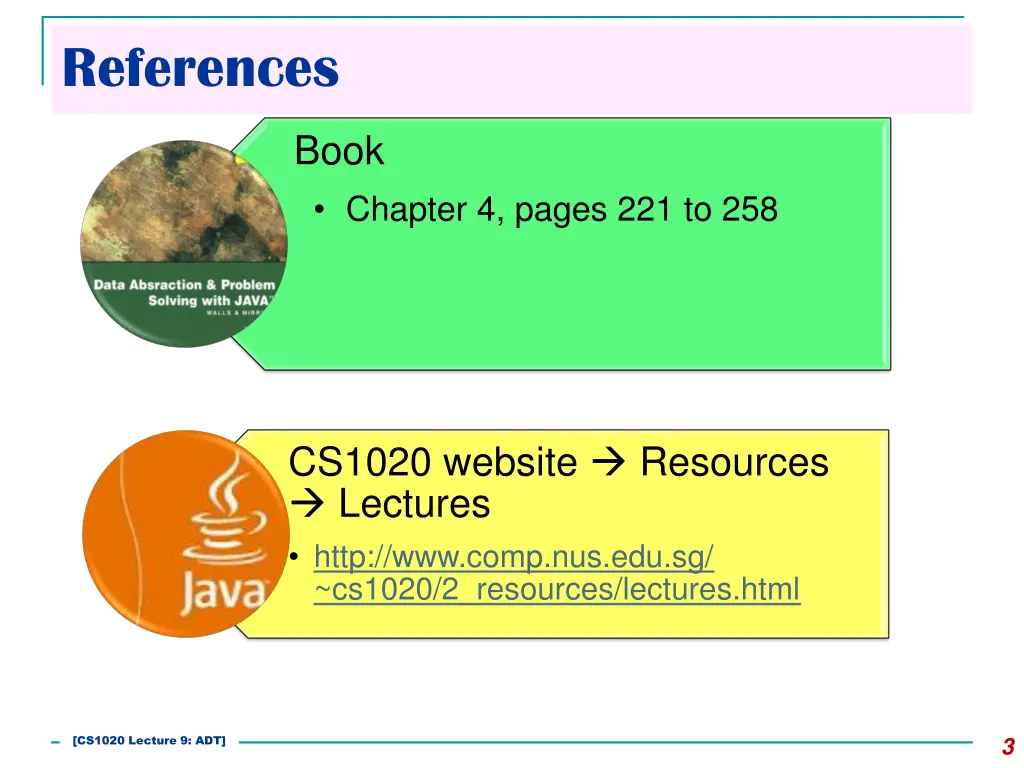 references