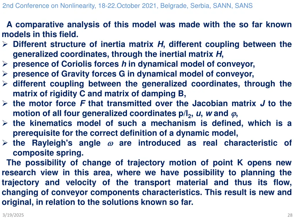 2nd conference on nonlinearity 18 22 october 2021 27