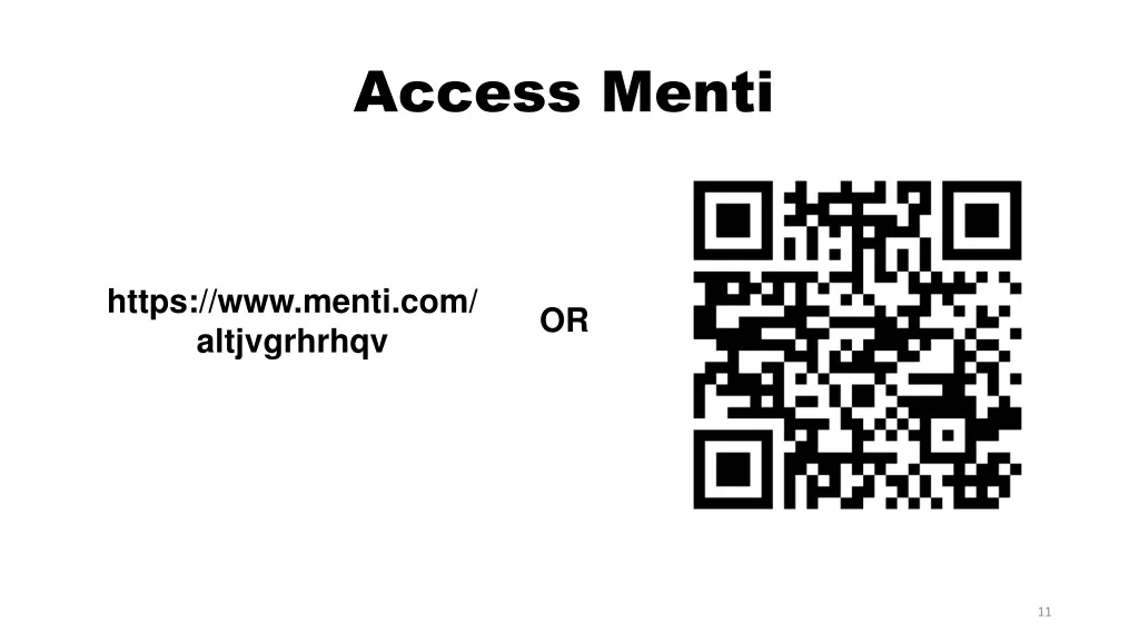 access menti