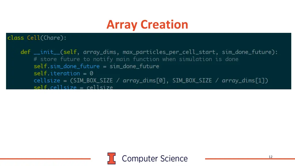 array creation