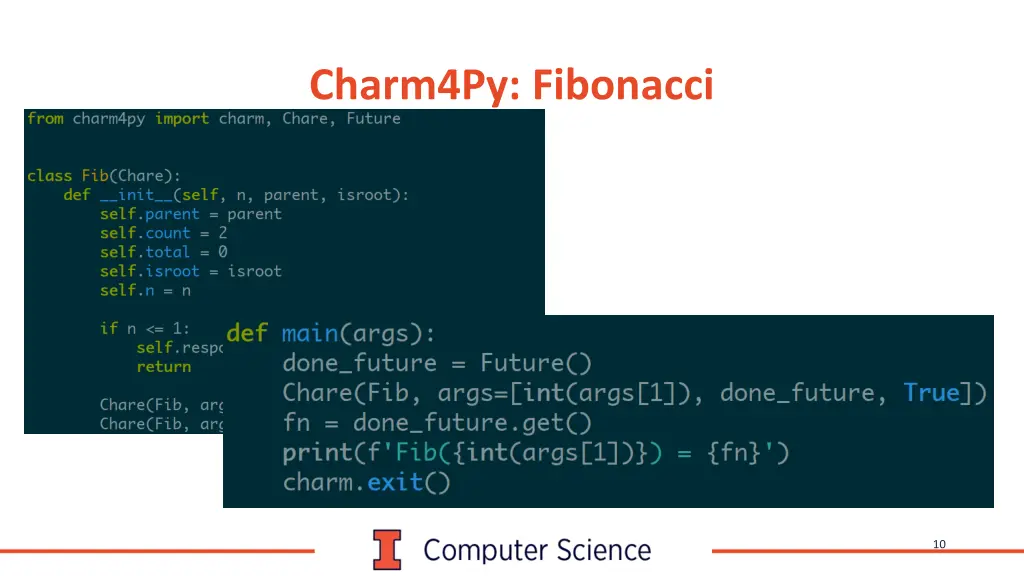 charm4py fibonacci 1