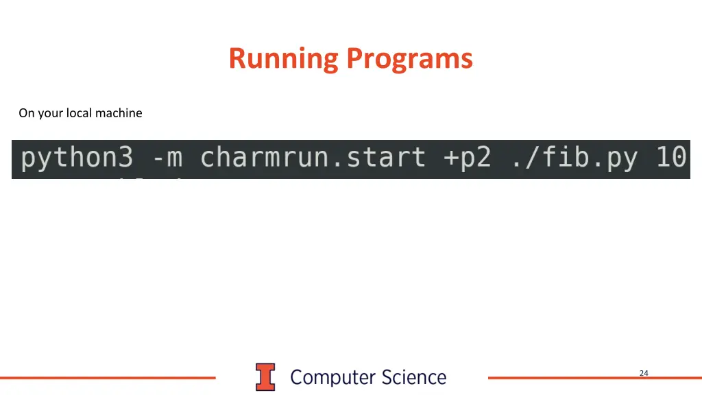 running programs 1