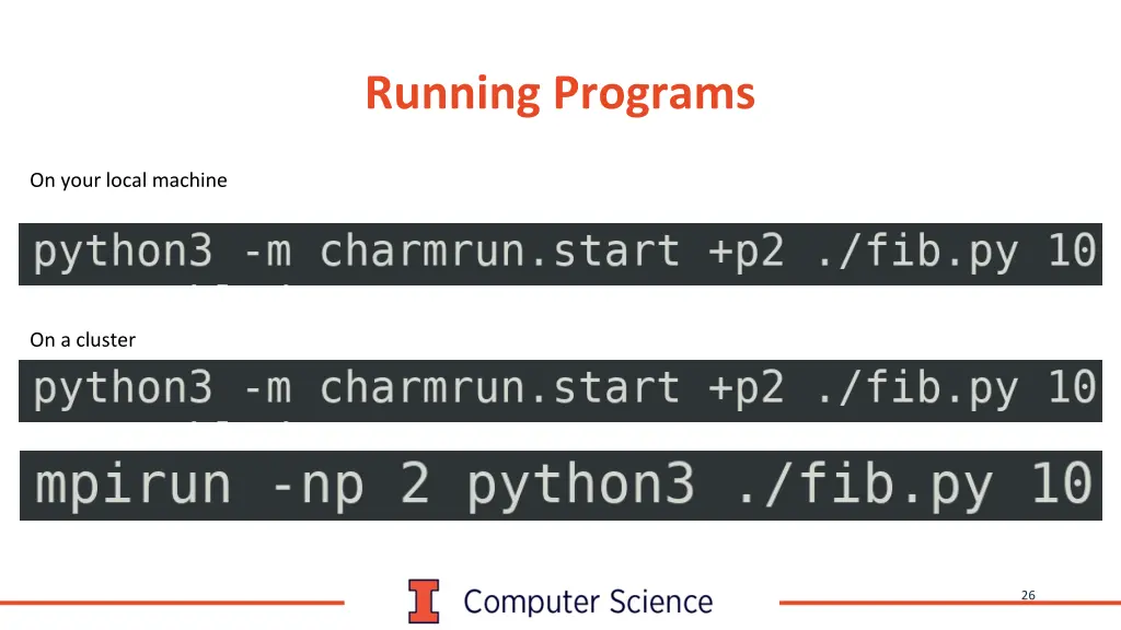 running programs 3