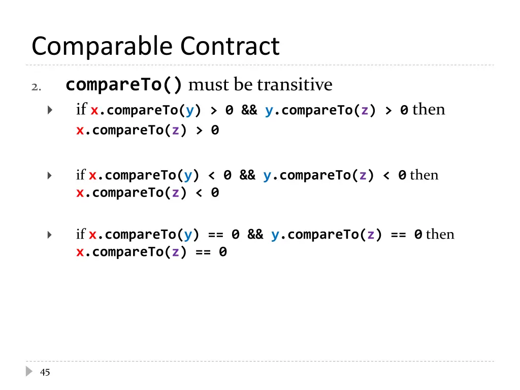 comparable contract 1