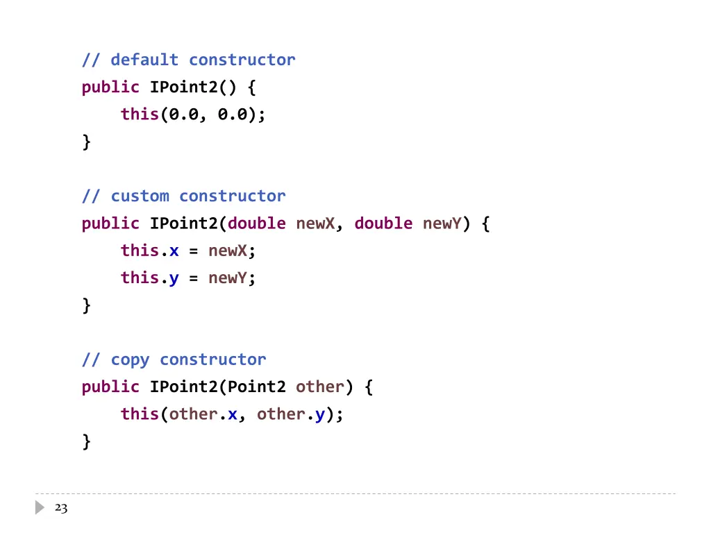 default constructor 1