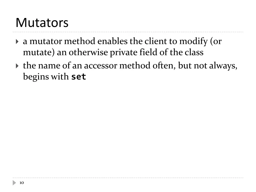 mutators