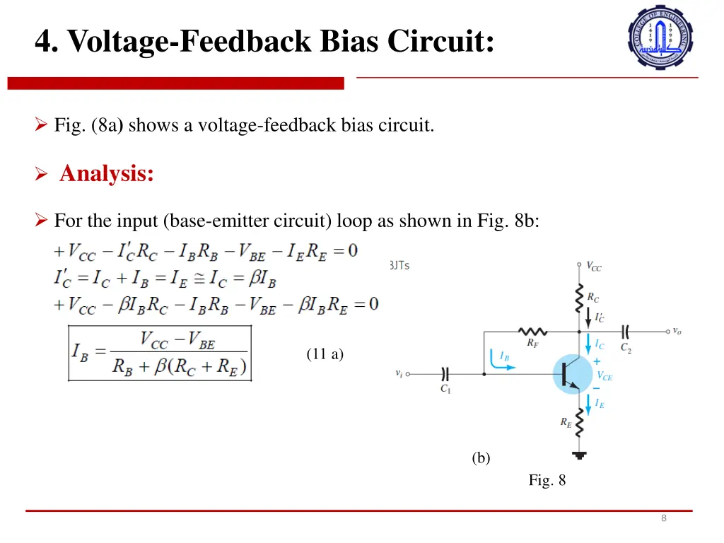 4 voltage feedback bias circuit