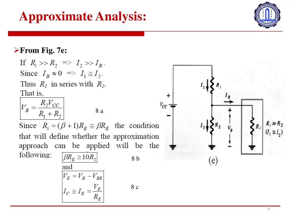 approximate analysis