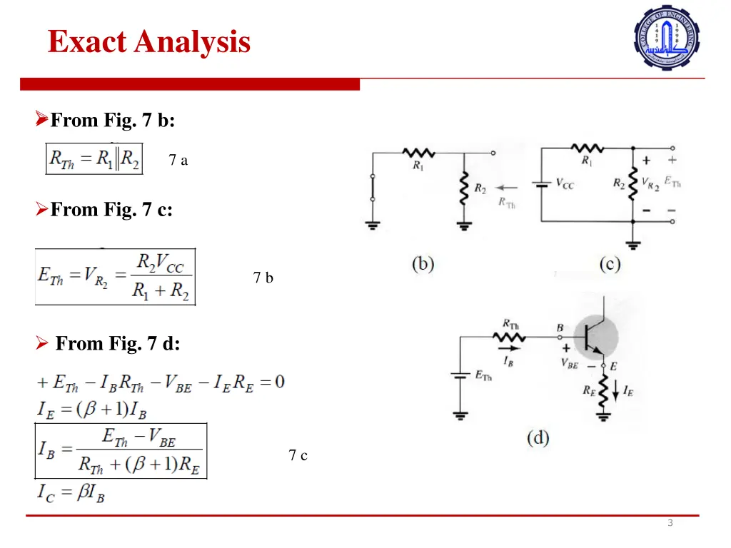 exact analysis
