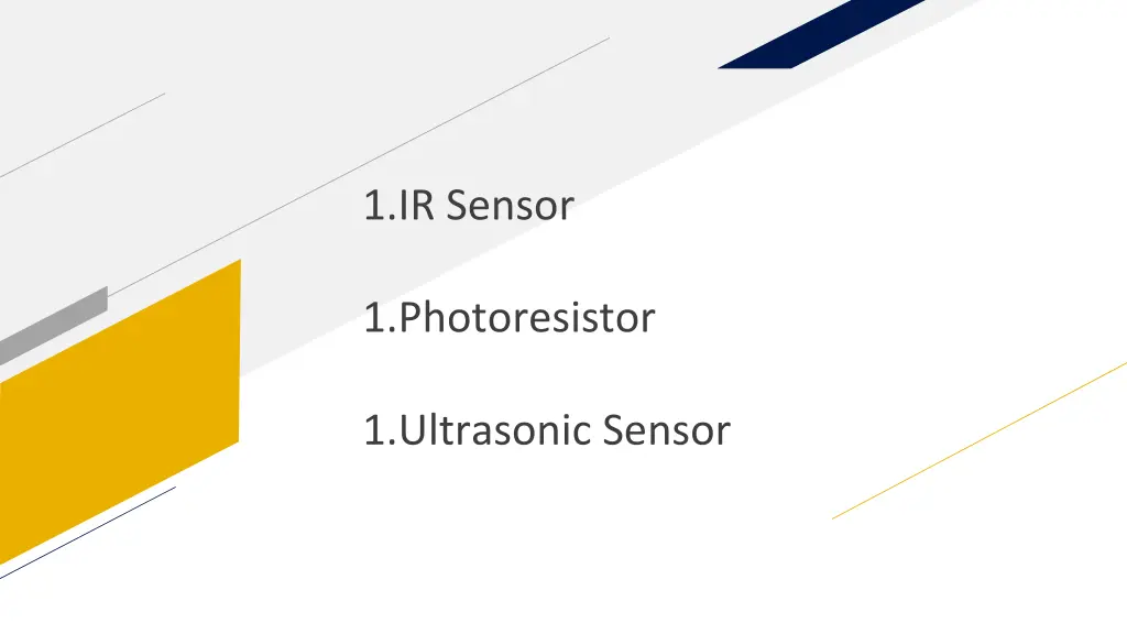 1 ir sensor