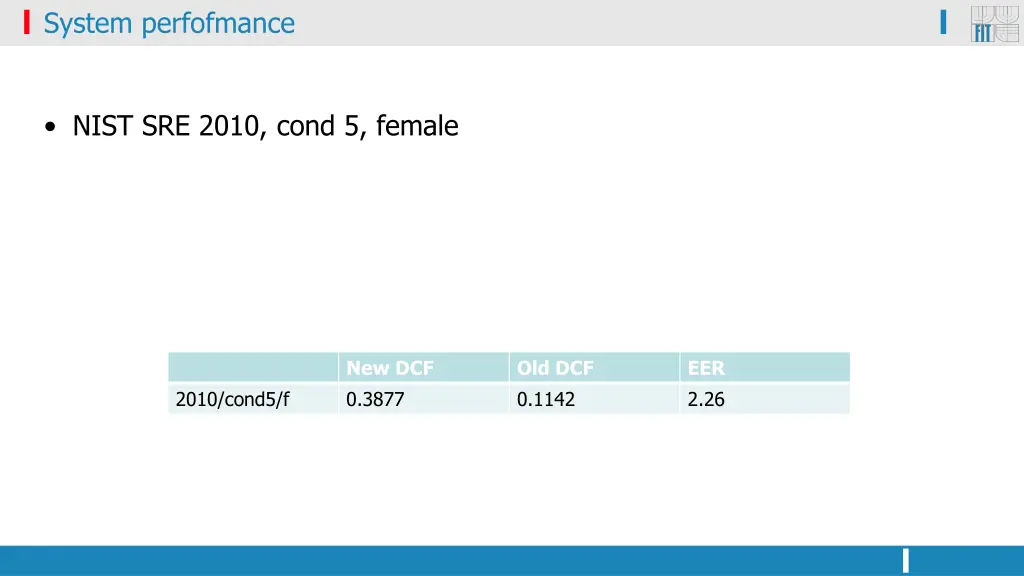 system perfofmance
