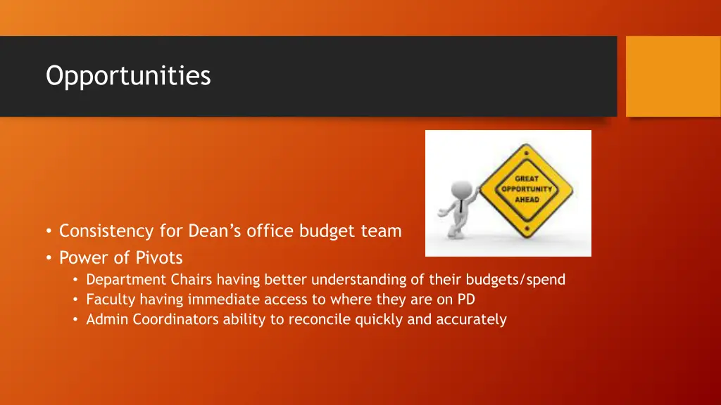 opportunities