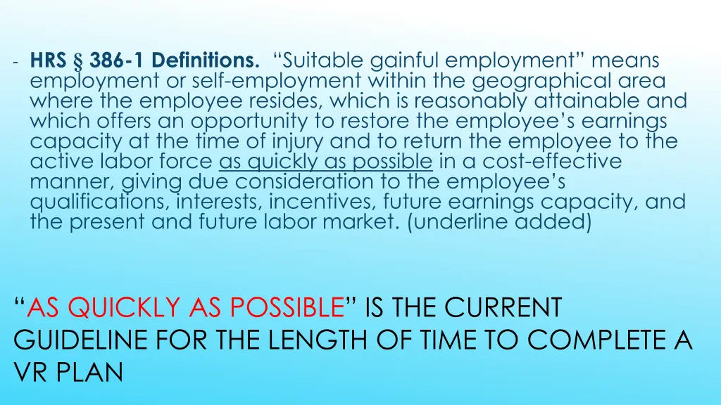 hrs 386 1 definitions suitable gainful employment 1
