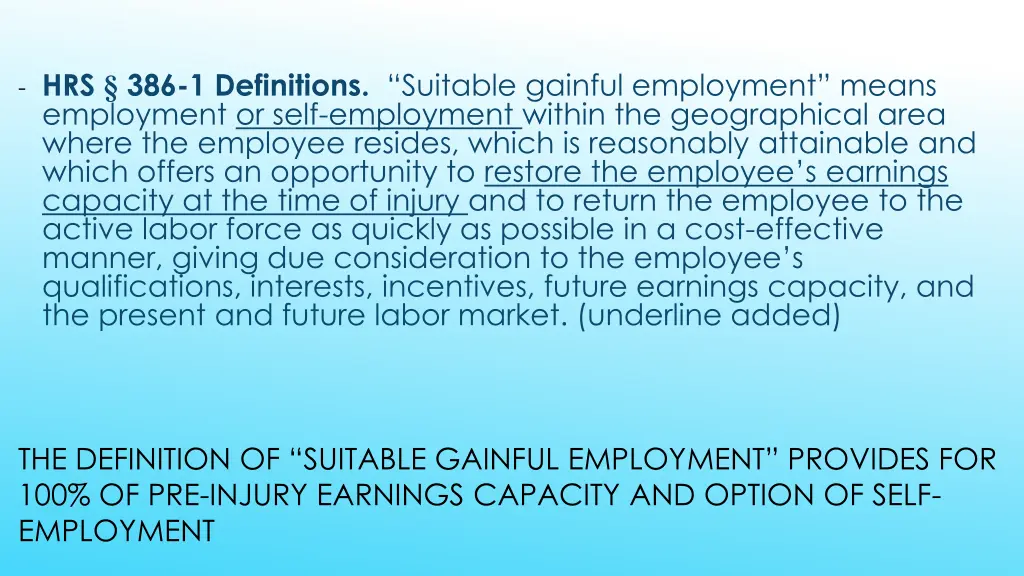 hrs 386 1 definitions suitable gainful employment