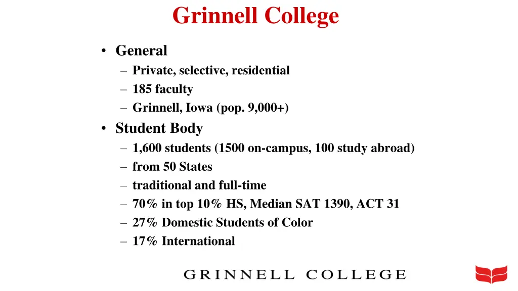 grinnell college